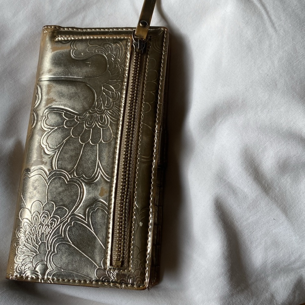 Kate Spade gold embellished flower